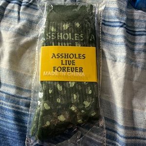 Alf green leopard print socks